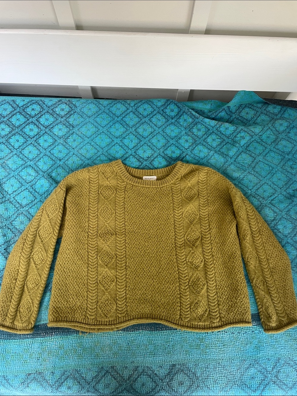 Cable-Knit Crewneck Sweater
